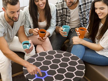 Innovative Touch-Sensitive Glow Coffee Table