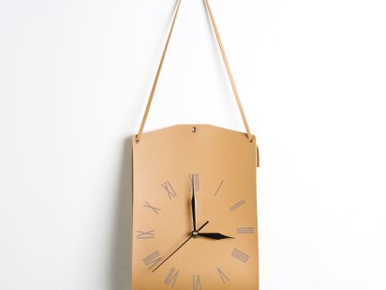 Leather Wall Clock