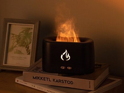 Portable Aroma Diffuser, Atomizer Air Flame Humidifier