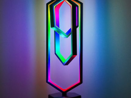 Polygon Table Lamp Music Rhythm Lights