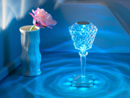 Rose Table Lamp Crystal Light