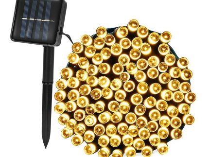 Solar String Lights LED Solar Power Fairy String Light 12M 100 LEDs 8 Lighting Mode Multicolor Waterproof Starry String Lights